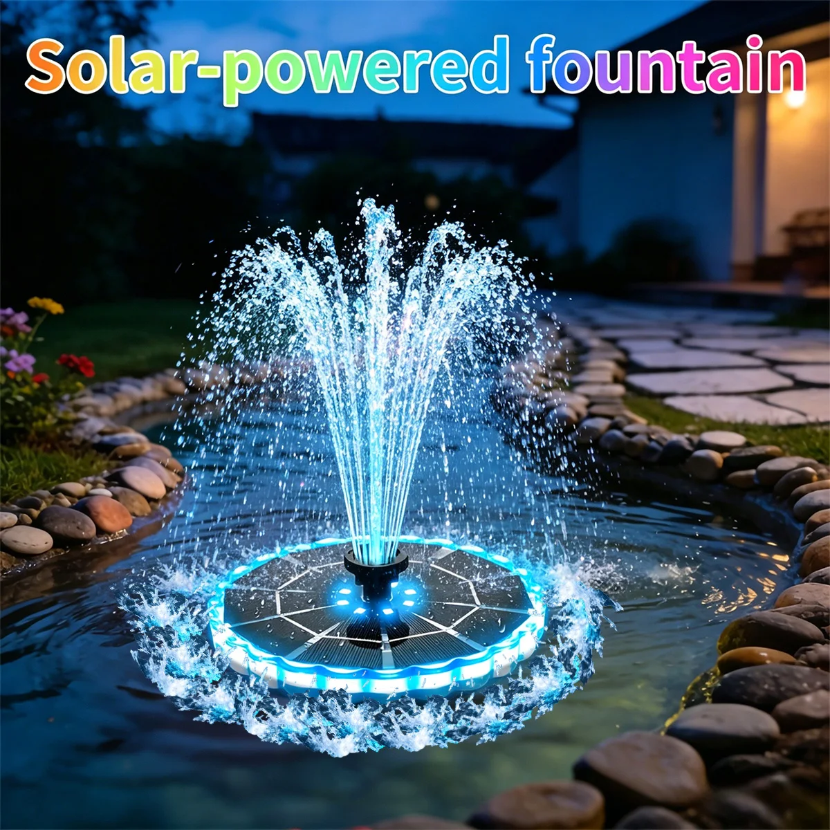 Indoor Garden Kit - 3.5W Outdoor Solar Fountain for Garden