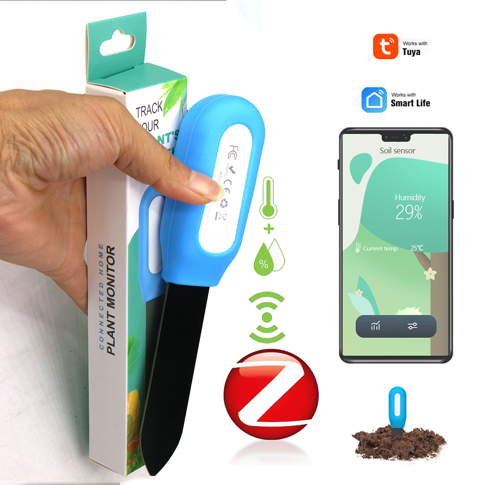 Smart Zigbee Soil Sensor for H - Plant Sensor ulasan dan harga