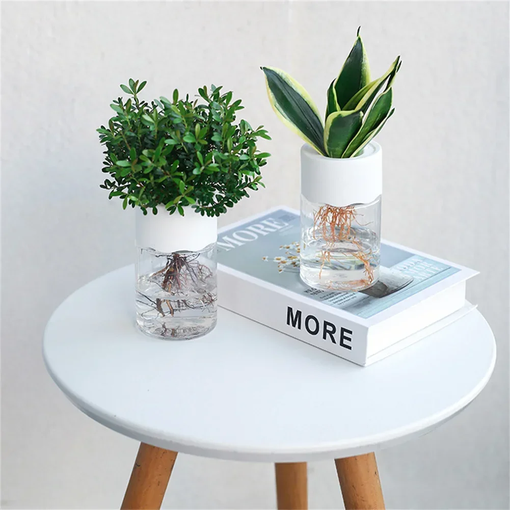 Mini Hydroponic Flower Pot Tra - Hydroponic Grow Pod ulasan dan harga