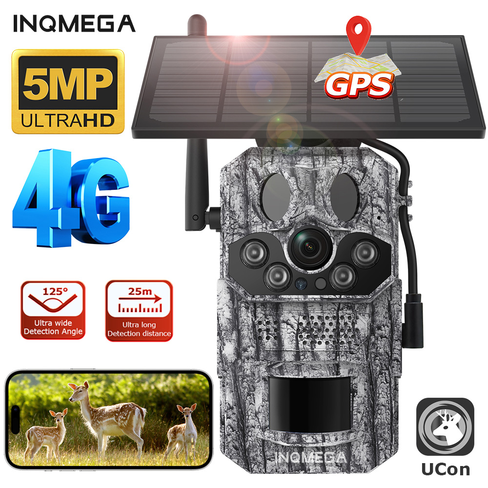INQMEGA4G 2K 5MP PIR Motion Ac - Garden Camera ulasan dan harga