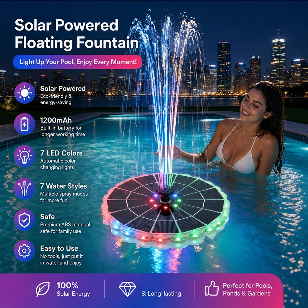 3.5W Outdoor Solar Fountain Pu - Indoor Garden Kit ulasan dan harga