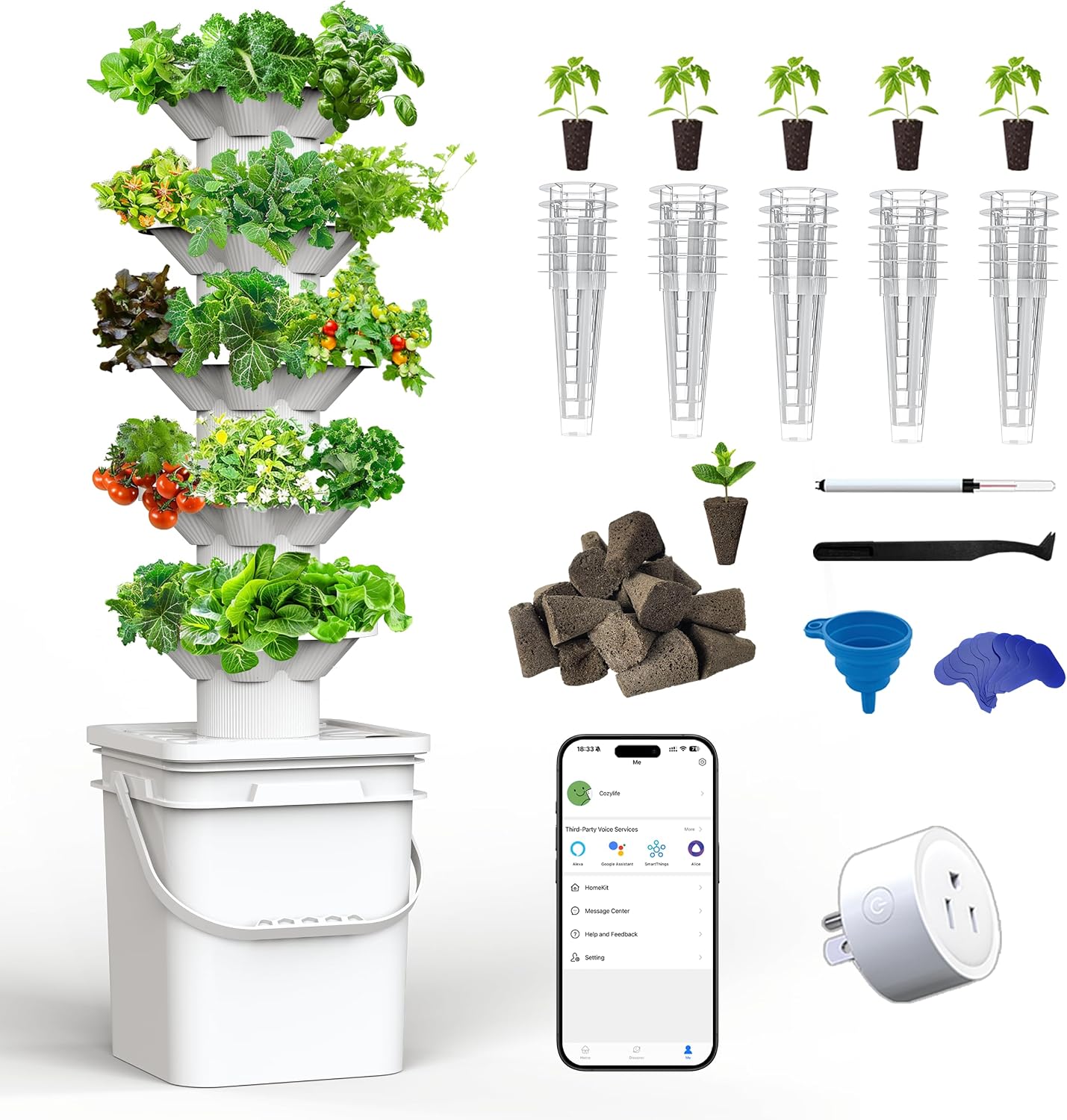 Hydroponics Growing System Kit - Indoor Garden Kit ulasan dan harga