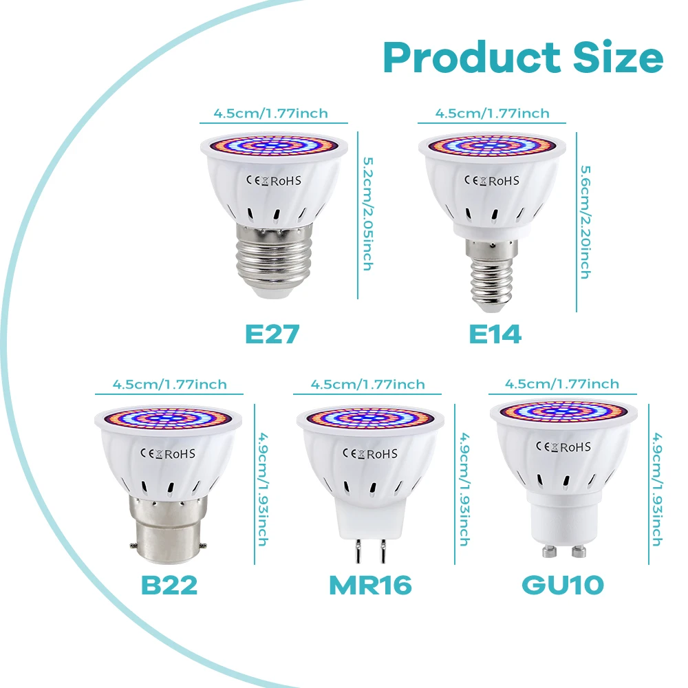 Grow Light E27 Full Spectrum L - Plant Grow Light Full Spectrum ulasan dan harga