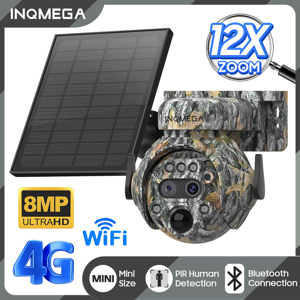 INQMEGA 8MP Solar Powered Came - Garden Camera ulasan dan harga