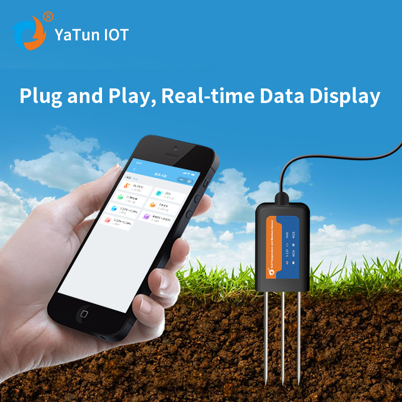 IOT 4G Farming Digital Soil Np - Plant Sensor ulasan dan harga