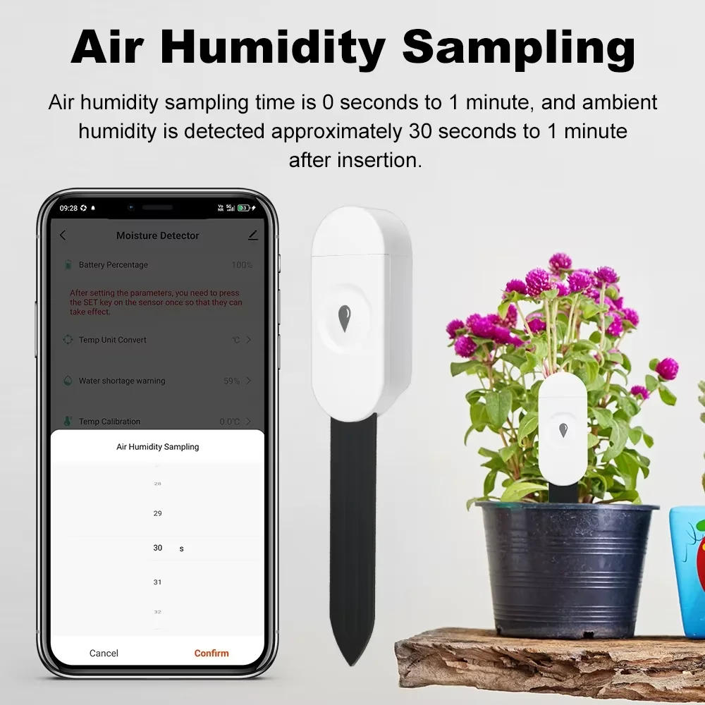 Smart Zigbee Plant Monitor Wor - Plant Sensor ulasan dan harga