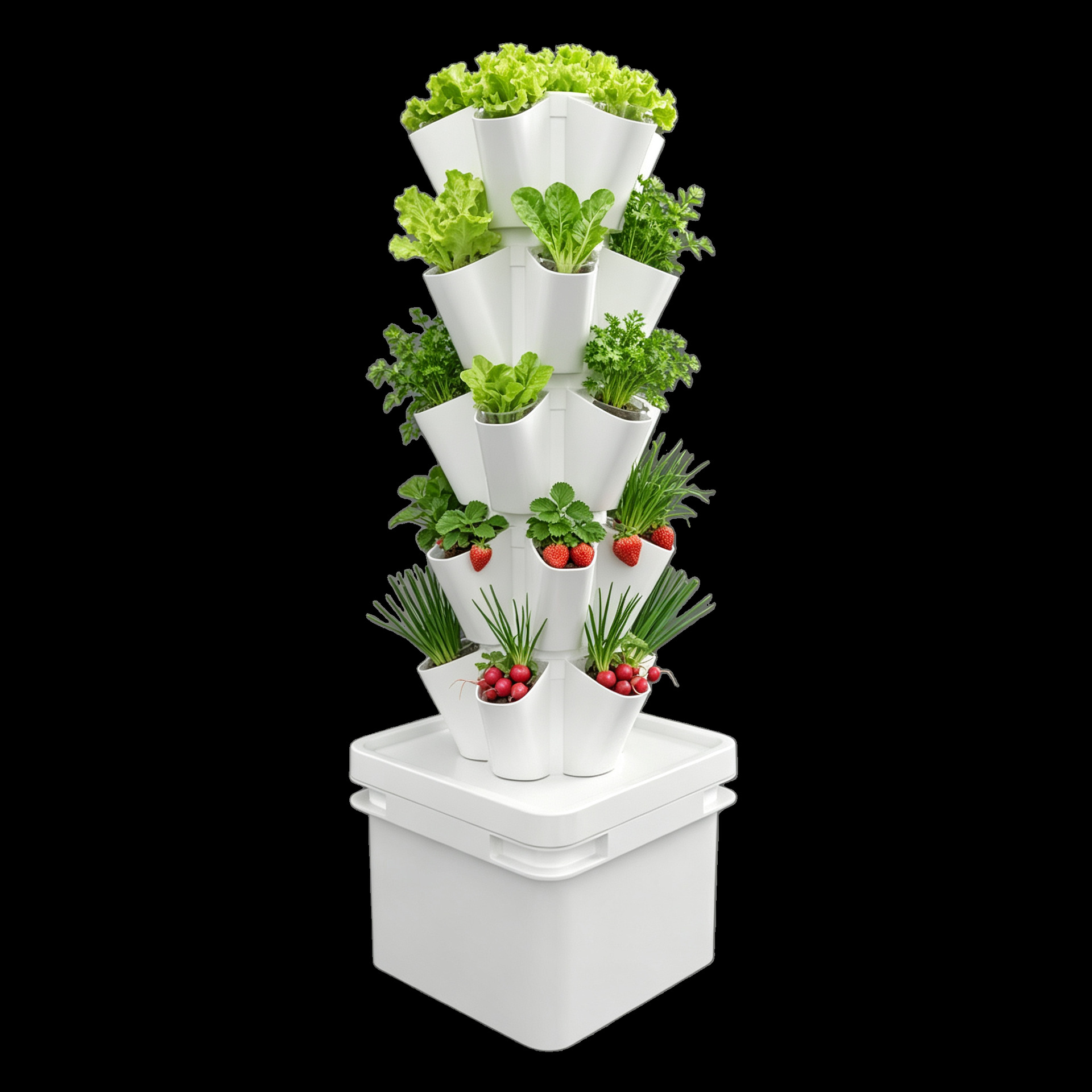 8L Desktop Hydroponic Tower So - Hydroponic Tower ulasan dan harga